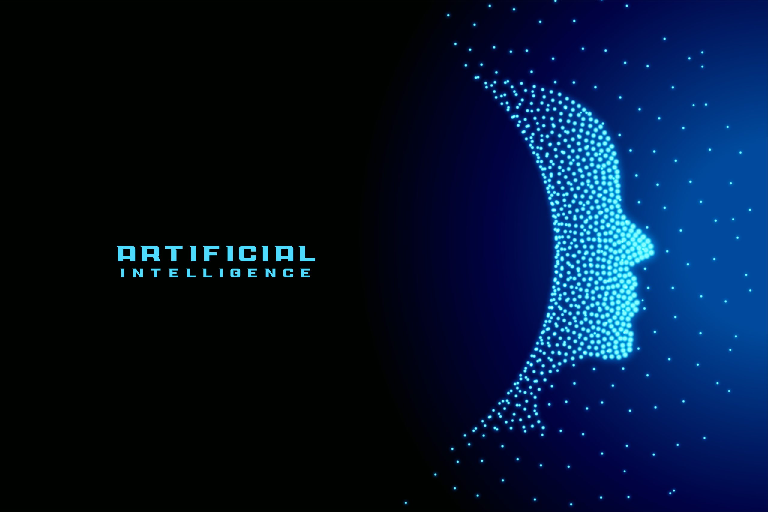 artificial intelligence web tech innovation wallpaper design vector